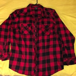 Torrid Buffalo plaid top